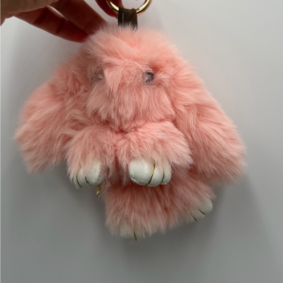 Accessories - Pink Fluffy Keychain Accessory